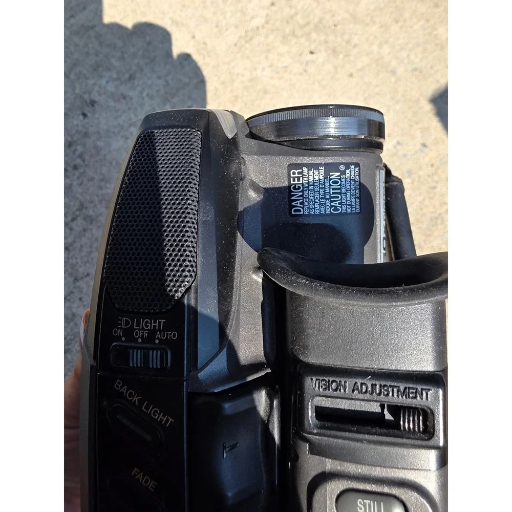 Panasonic Palmcorder PV-D209 VHS-C Camcorder 26x Optical Zoom Digital EIS Gray